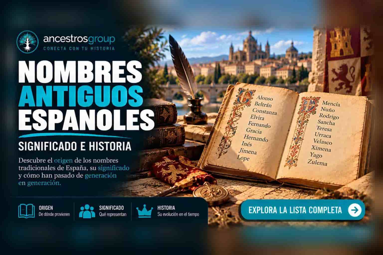 Nombres antiguos en un registro parroquial español