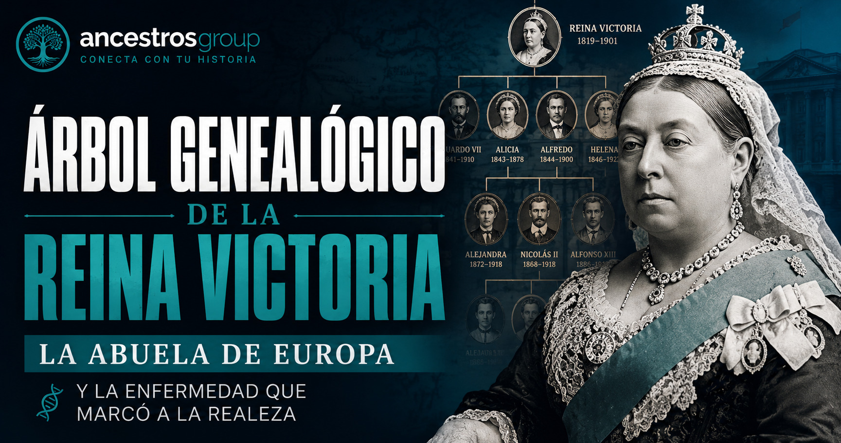 árbol genealógico reina victoria