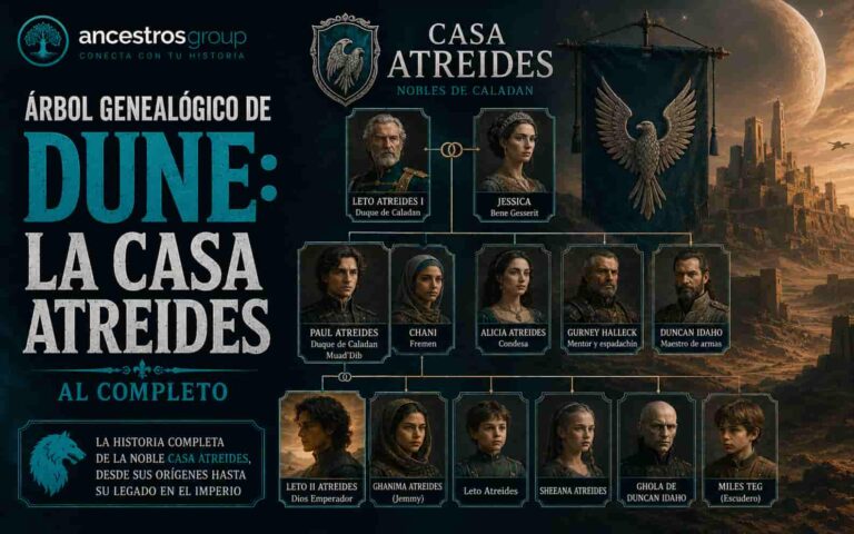 arbol genealogico dune