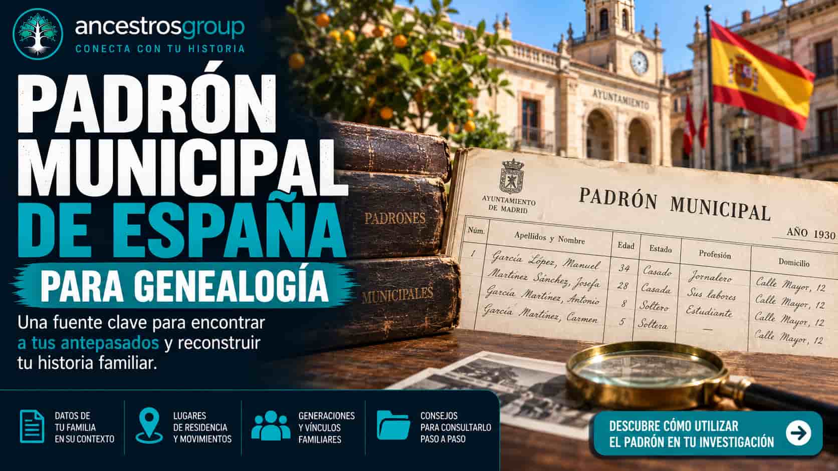 Padrón municipal histórico de España