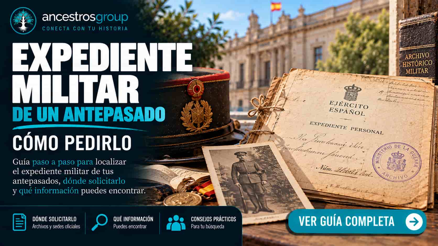 Expediente militar histórico de un antepasado
