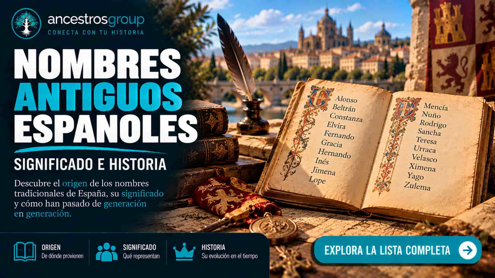 Nombres antiguos en un registro parroquial español