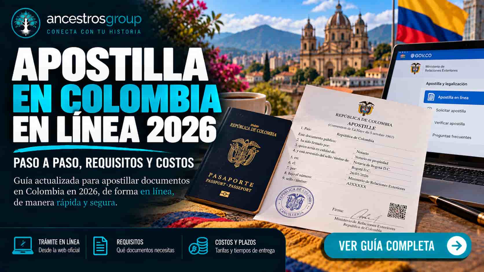Apostilla de documentos en Colombia