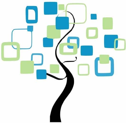 árbol genealógico con fotos