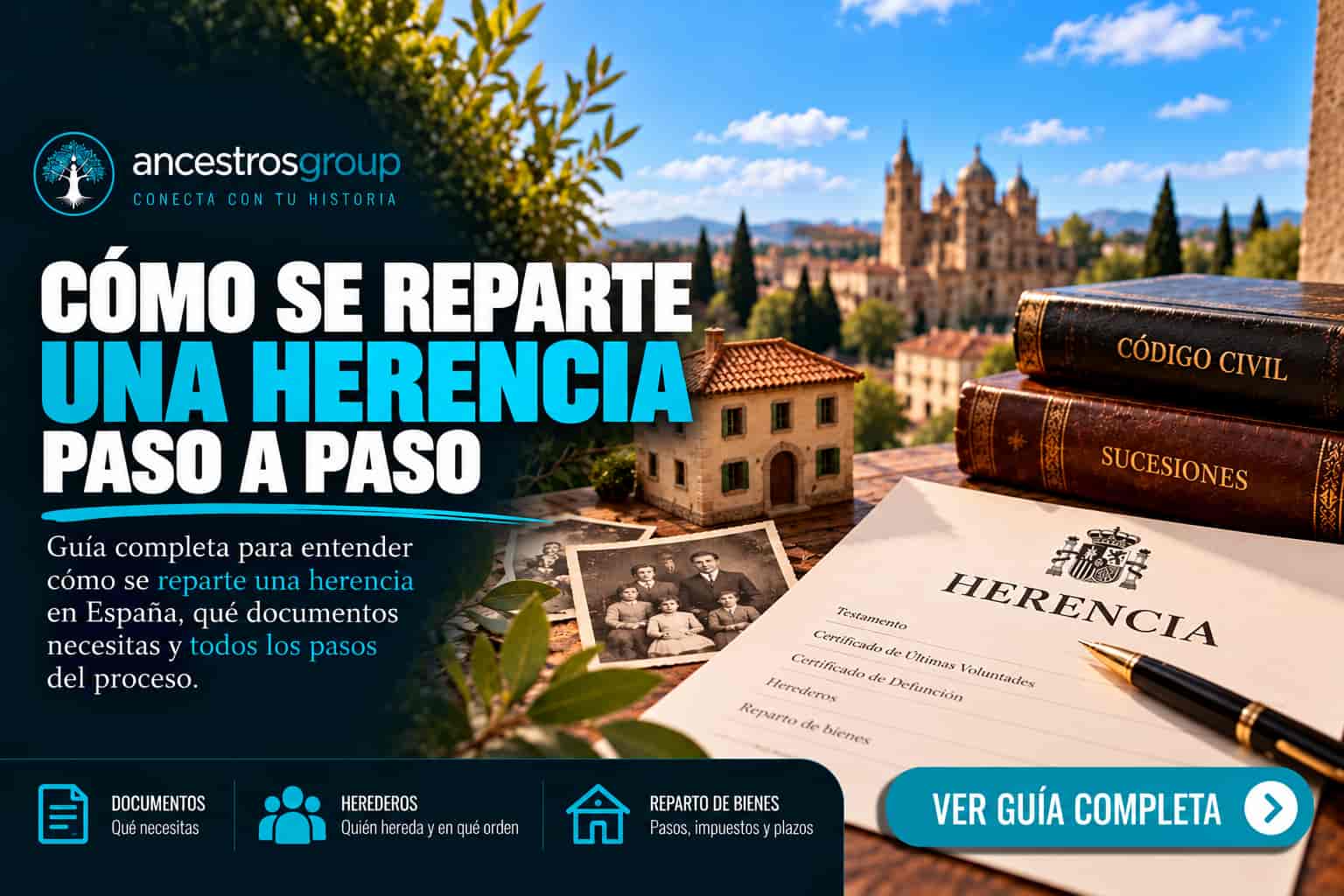 Reparto y partición de una herencia